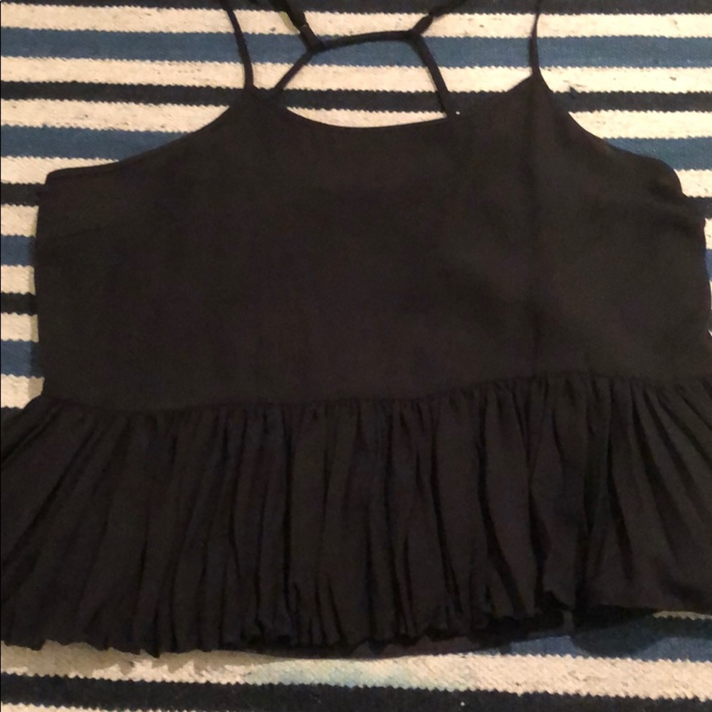 Cropped dress top